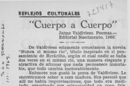Cuerpo a cuerpo" Cuerpo a cuerpo"