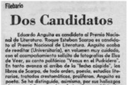Dos candidatos