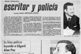 Escritor y policia Escritor y policia