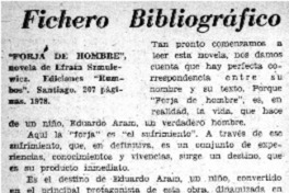 "Forja de hombre"