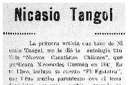 Nicasio Tangol Nicasio Tangol
