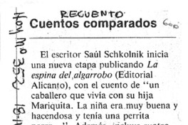 Cuentos comparados. Cuentos comparados.