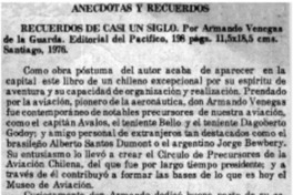 Recuerdos de casi un siglo.