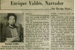 Enrique Valdés, narrador Enrique Valdés, narrador