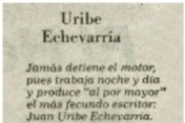 Uribe Echeverria Uribe Echeverria