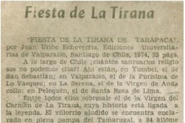 Fiesta de La Tirana