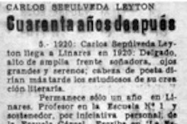 Cuarenta años después Cuarenta años después
