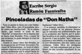 Pinceladas de "Don Natha" Pinceladas de "Don Natha"