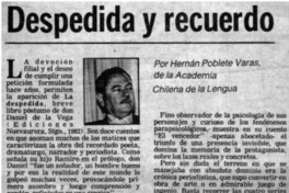 Despedida y recuerdo Despedida y recuerdo