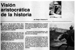 Visión aristocrática de la historia