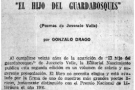El hijo del guardabosques" El hijo del guardabosques"