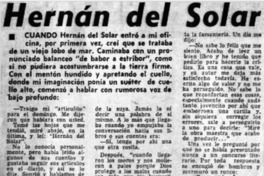 Hernán del Solar. Hernán del Solar.
