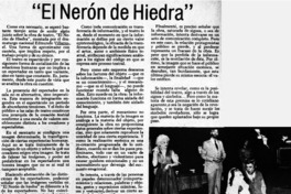 "El Nerón de hiedra" "El Nerón de hiedra"