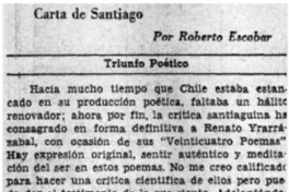 Triunfo poético