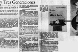 Un libro... y tres generaciones. Un libro... y tres generaciones.
