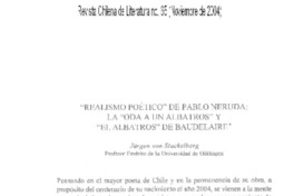 "Realismo poético" de Pablo Neruda