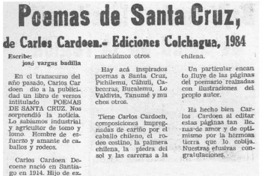 Poemas de Santa Cruz Poemas de Santa Cruz