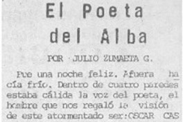El poeta del alba El poeta del alba