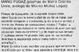 Mano fugaz Mano fugaz