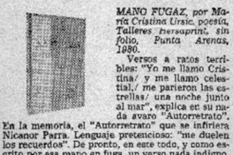 Mano fugaz