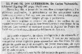 El paso de los guerreros. El paso de los guerreros.