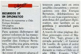 Recuerdos de un diplomático. Recuerdos de un diplomático.