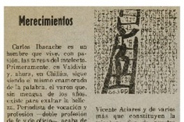 Merecimientos