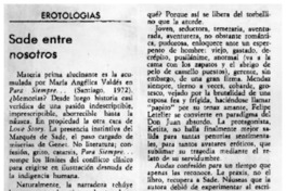 Sade entre nosotros