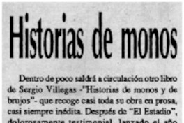 Historias de monos Historias de monos
