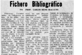 Fichero bibliográfico Fichero bibliográfico