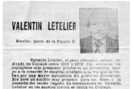Valentín Letelier Valentín Letelier