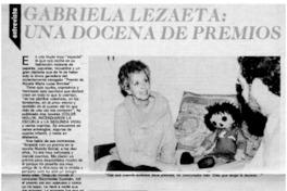 Gabriela Lezaeta: una docena de premios : [entrevistas]