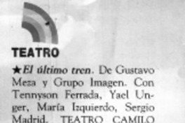 El último tren El último tren