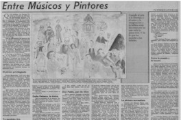 Entre músicos y pintores
