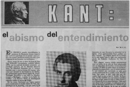 El abismo del entendimiento El abismo del entendimiento