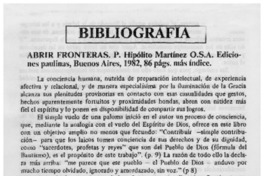 Abrir fronteras