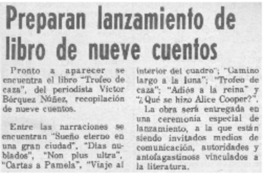 Preparan lanzamiento de libro de nueve cuentos. Preparan lanzamiento de libro de nueve cuentos.