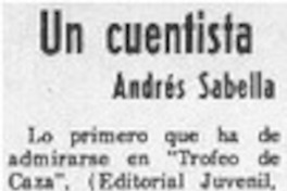 Un cuentista Un cuentista