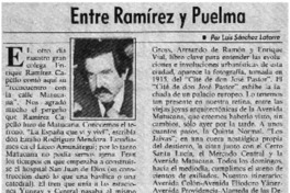 Entre Ramírez y Puelma Entre Ramírez y Puelma