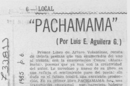 Pachamama" Pachamama"