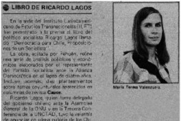 Libro de Ricardo Lagos Libro de Ricardo Lagos