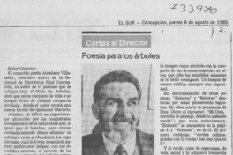 Poesía para los árboles Poesía para los árboles