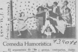 Comedia humorística. Comedia humorística.