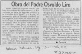Obra del padre Osvaldo Lira Obra del padre Osvaldo Lira