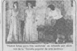 El Teatro Real tiene "Nueve lunas para tres ventanas". El Teatro Real tiene "Nueve lunas para tres ventanas".