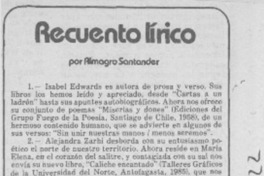Recuento lírico