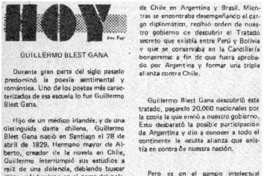 Guillermo Blest Gana Guillermo Blest Gana