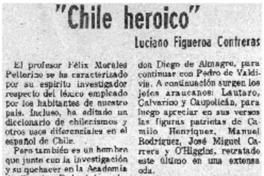 "Chile heroico" "Chile heroico"