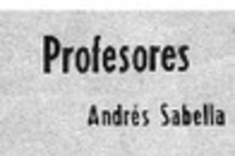Profesores Profesores
