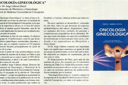 Oncología ginecológica".